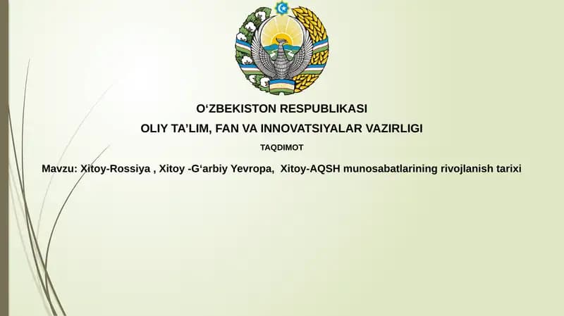 Xitoy va Rossiya munosabatlari tarixi