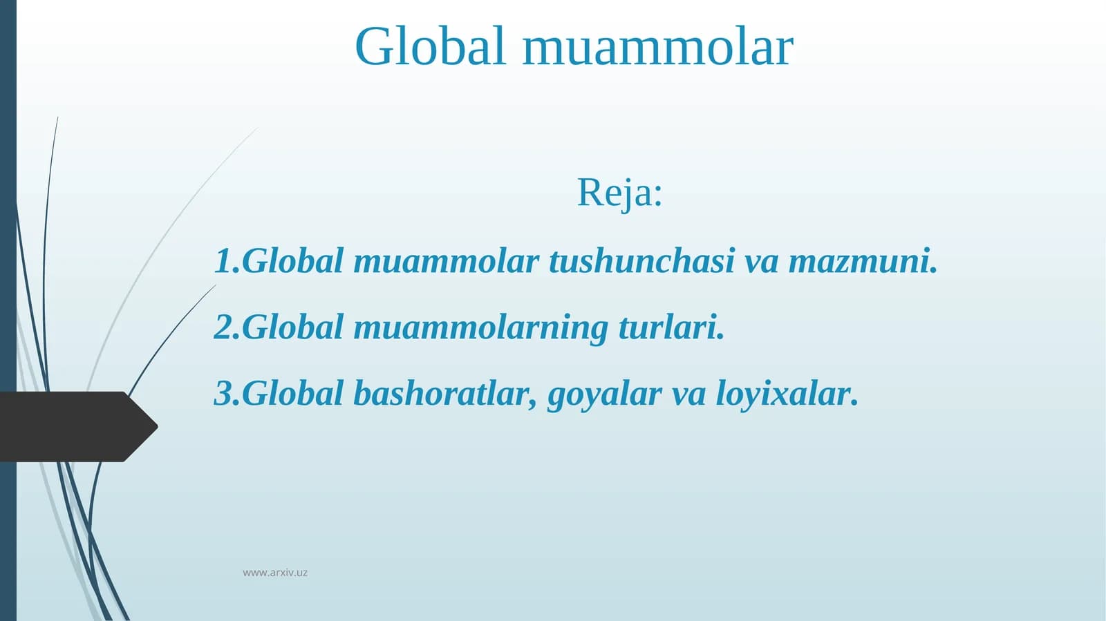 Global muammolar