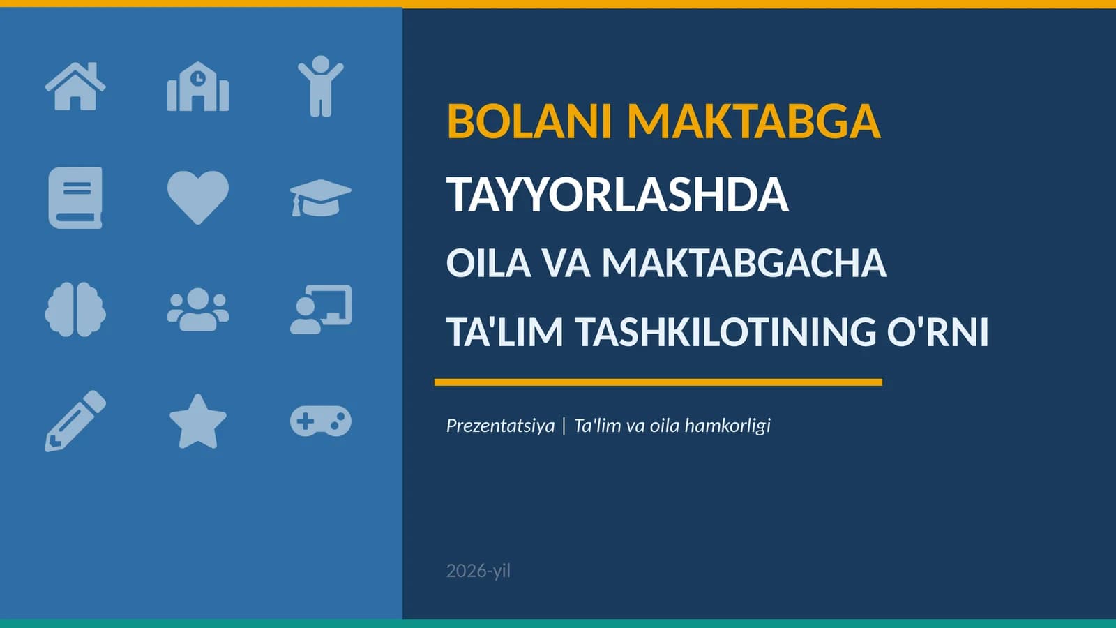 Maktabga Tayyorgarlik