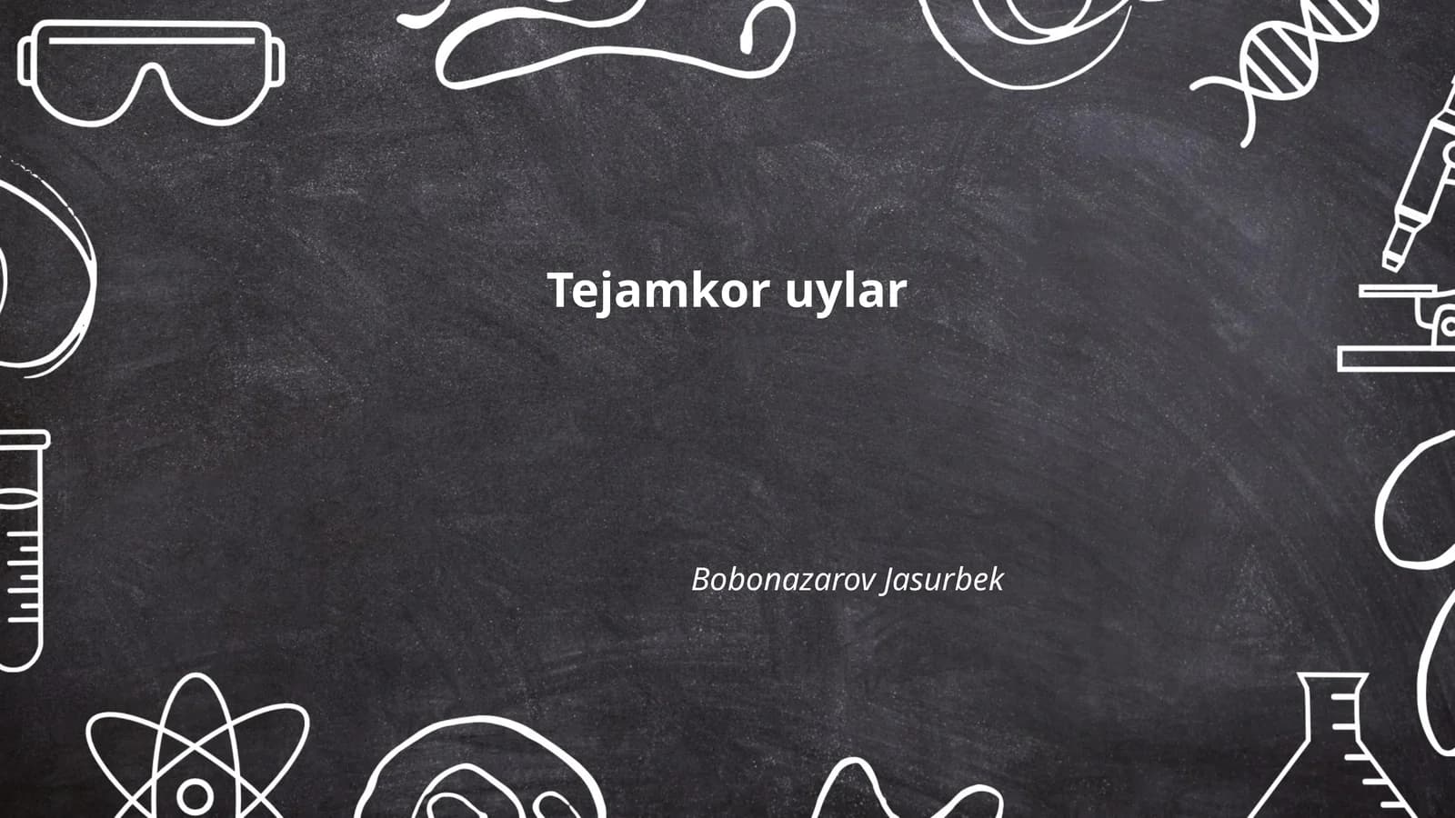 Tejamkor uylar