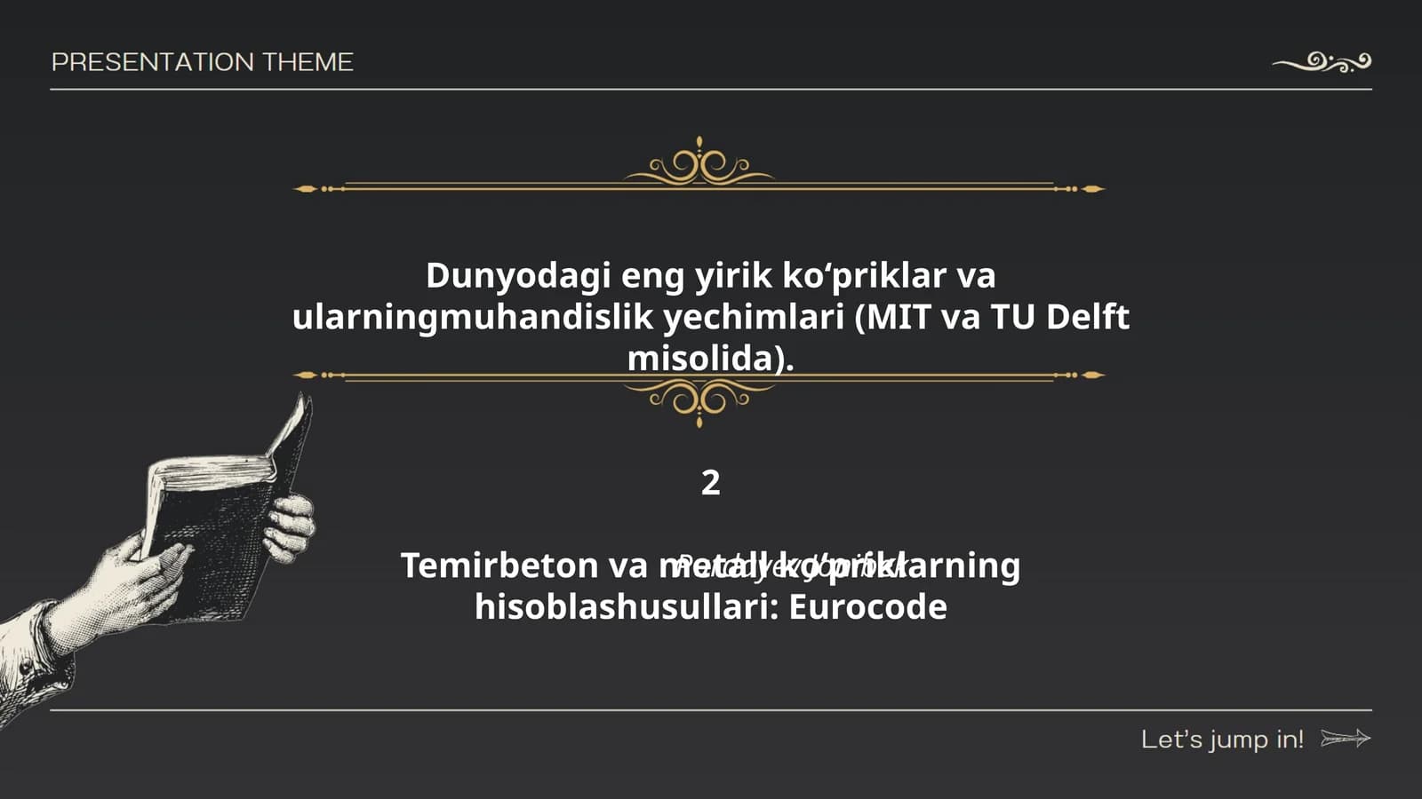 Temirbeton va metall ko‘priklarning hisoblashusullari: Eurocode