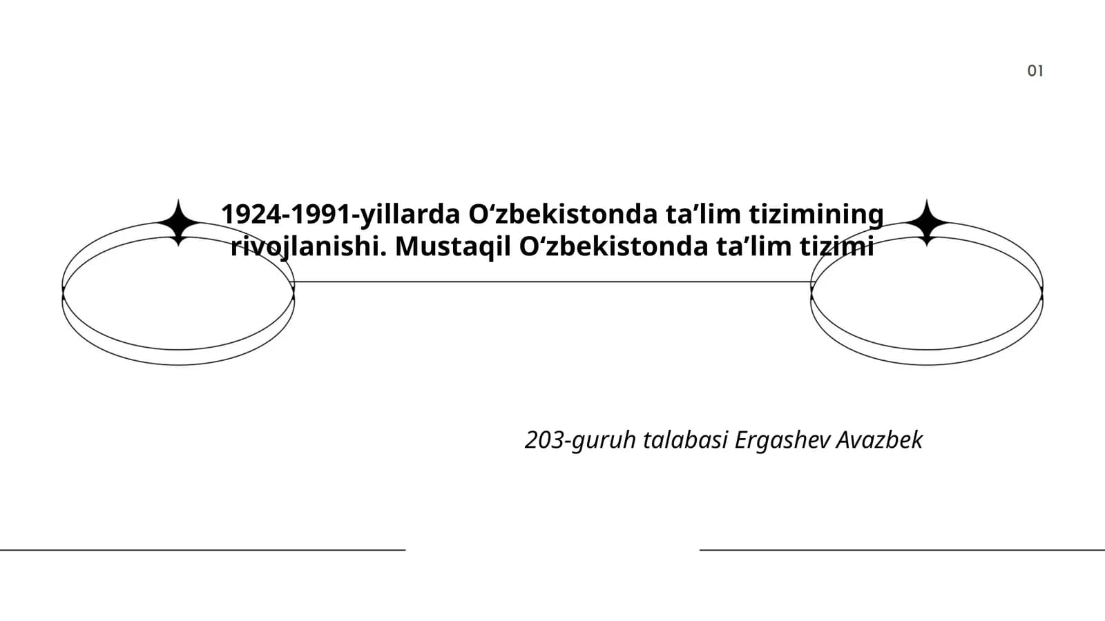 Rivojlanish va Mustaqil Oʻzbekistonda taʼlim tizimi