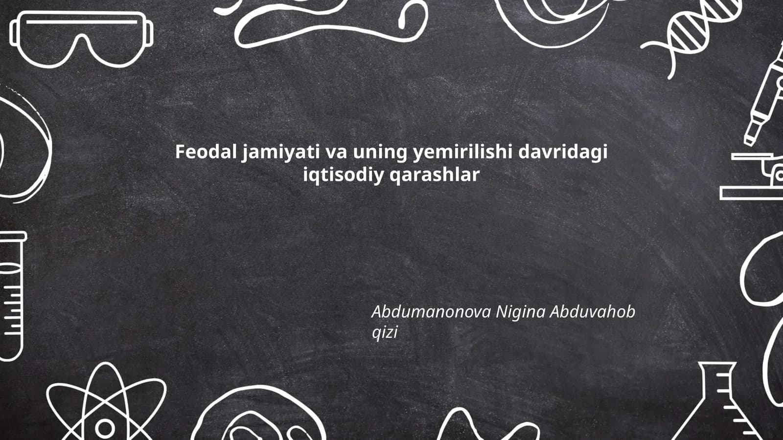 Feodal jamiyati va uning yemirilishi davridagi iqtisodiy qarashlar