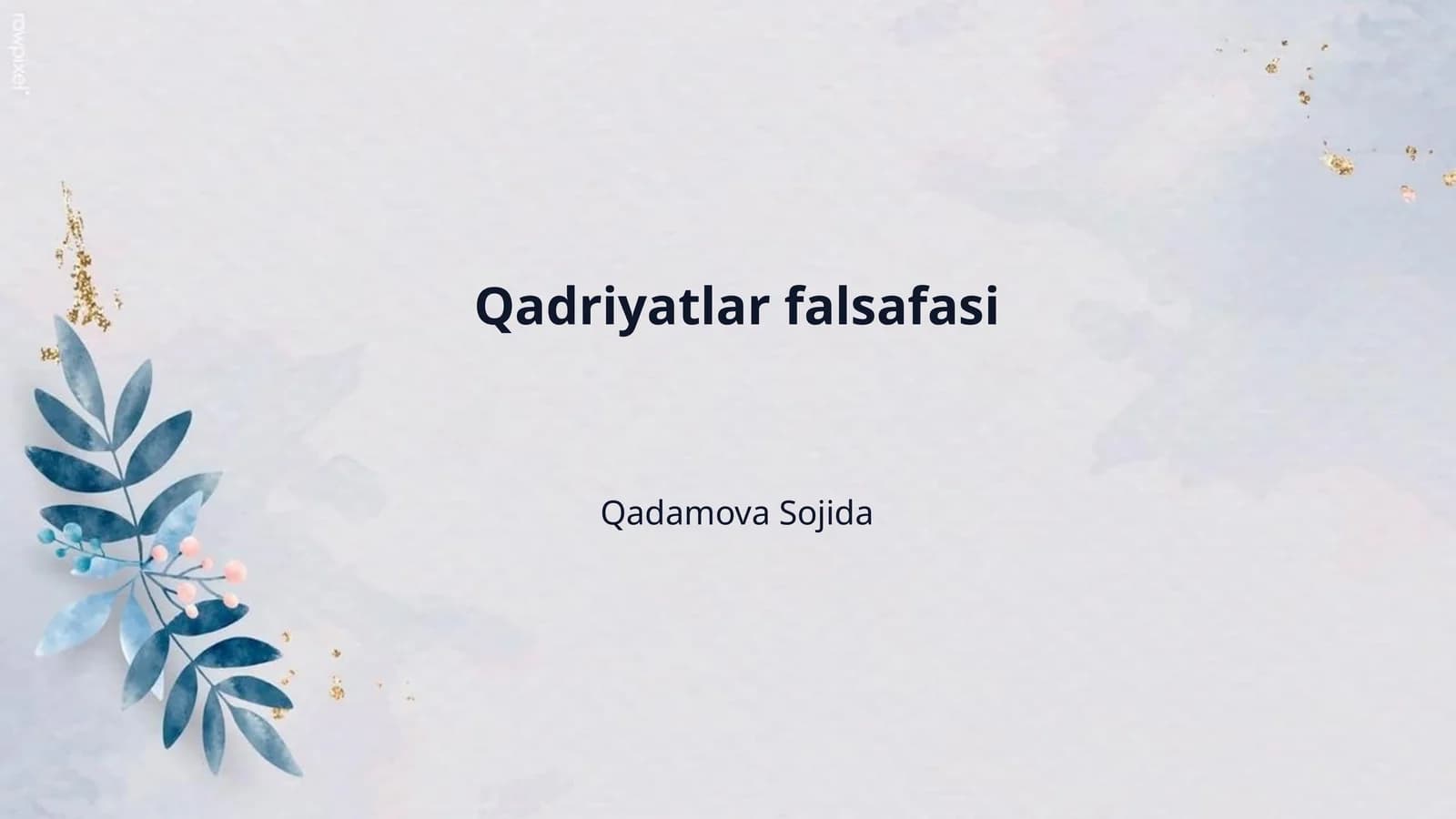 Qadriyatlar falsafasi