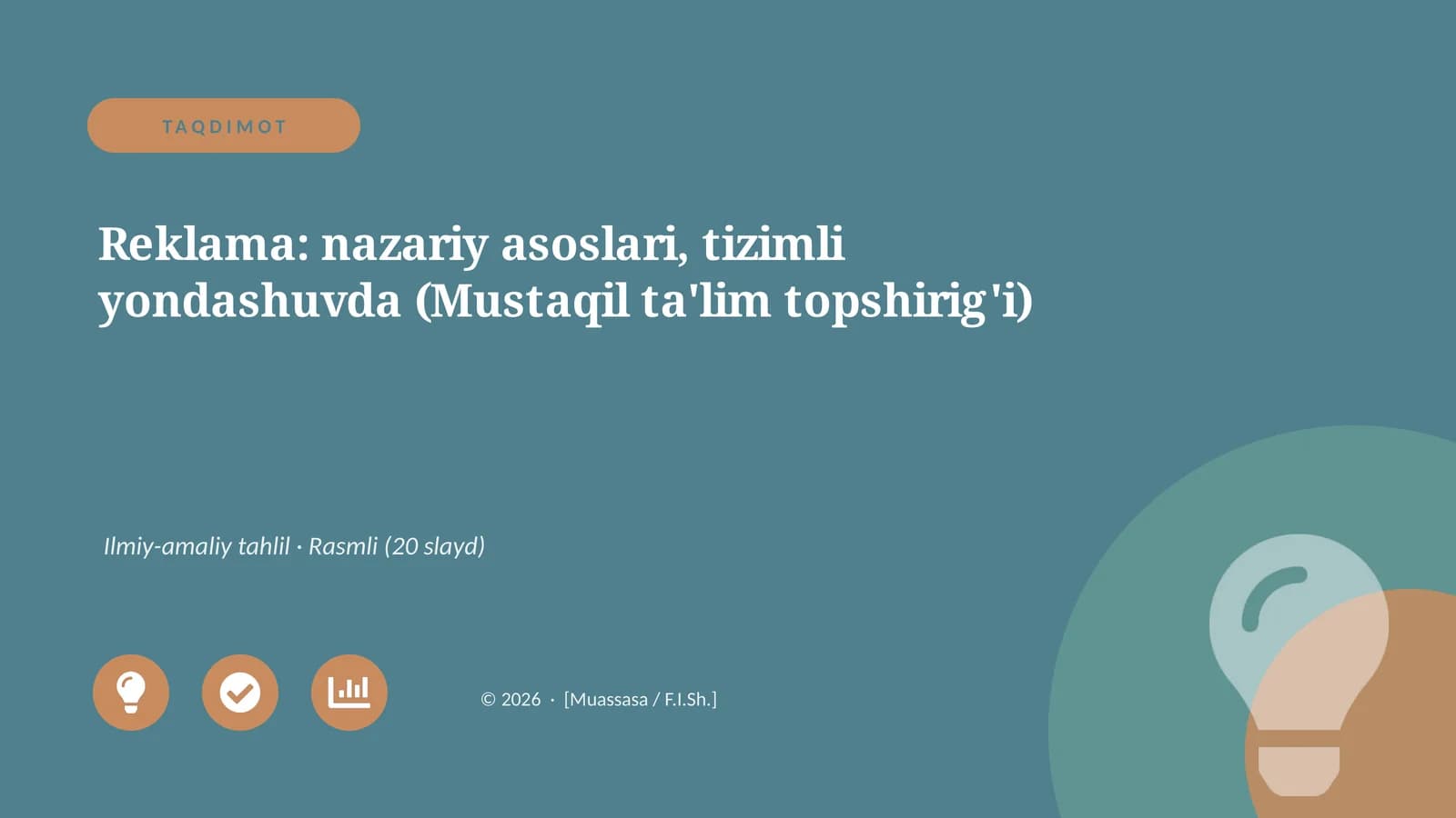 Ilmiy-amaliy tahlil