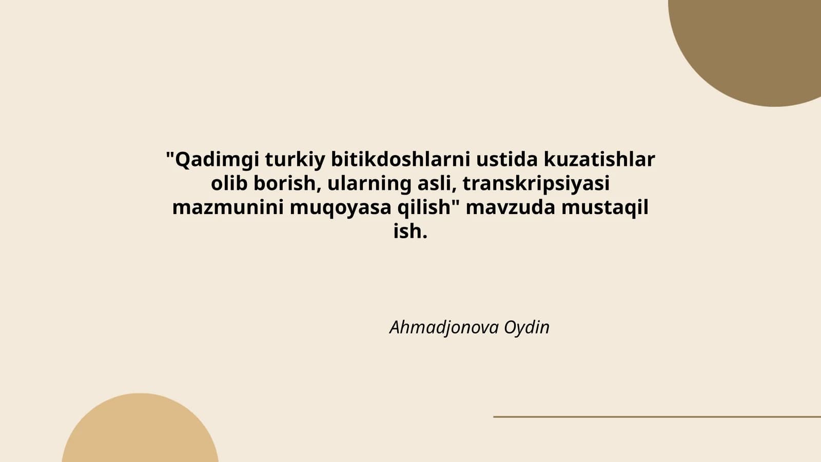 Qadimgi turkiy bitikdoshlarda yozuv tizimining paleografik tahlili
