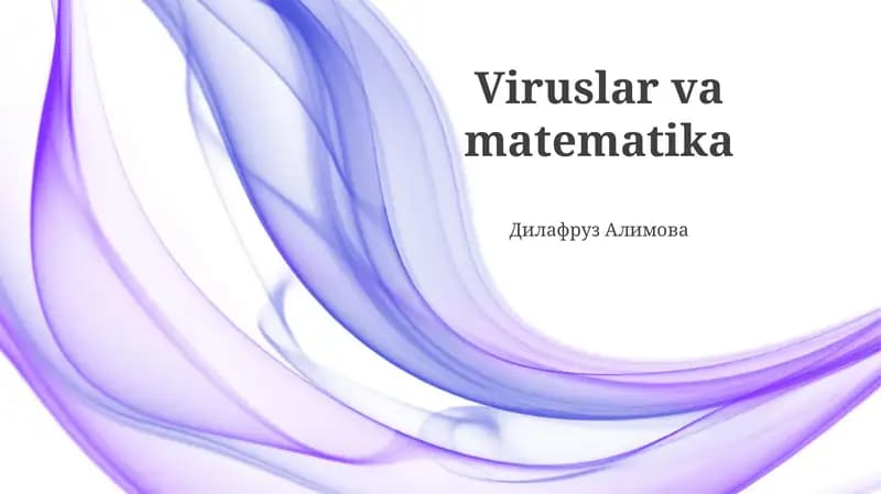 Viruslar va matematika