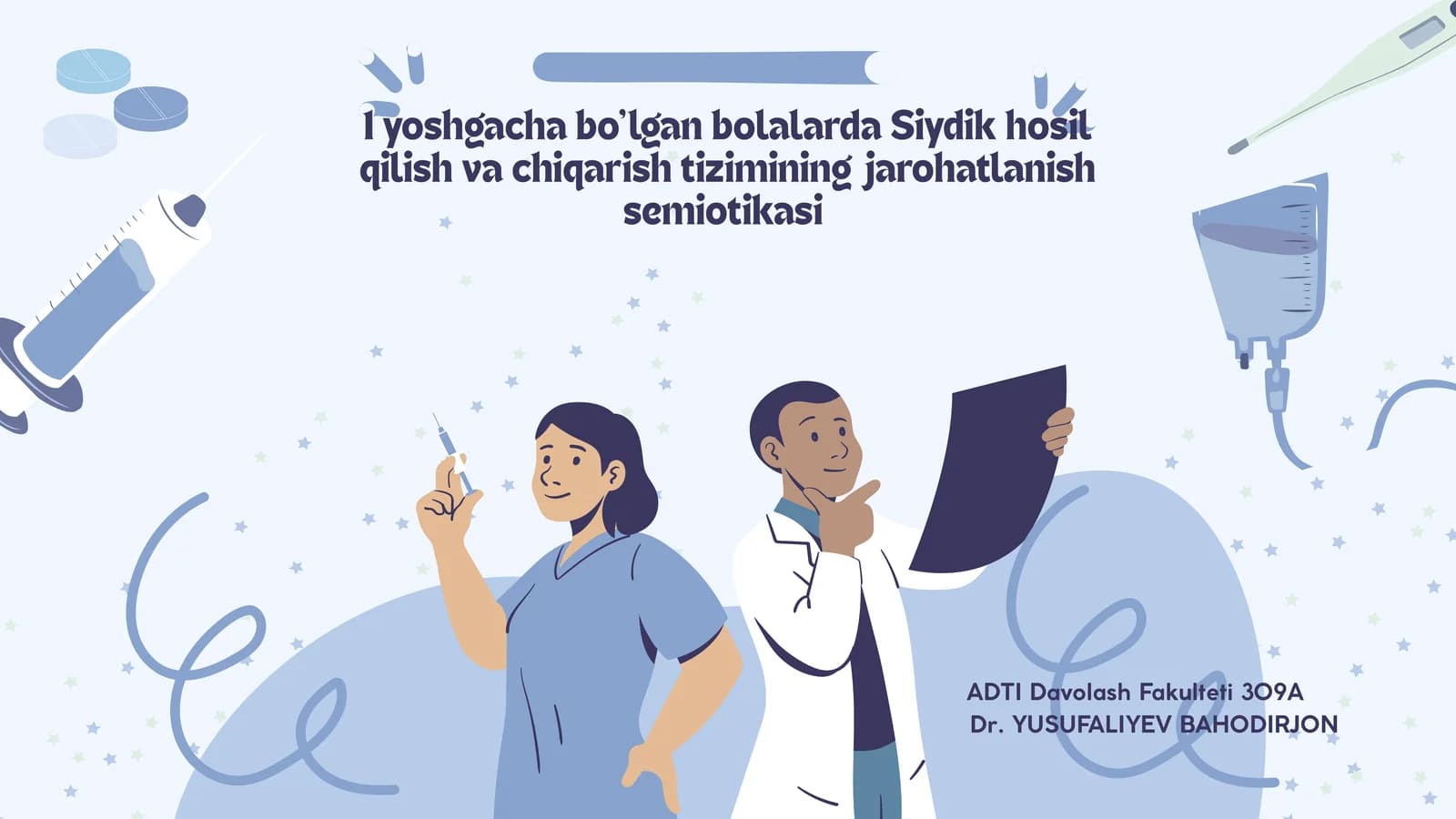 Siydik hosil qilish va chiqarish tizimining jarohatlanish semiotikasi