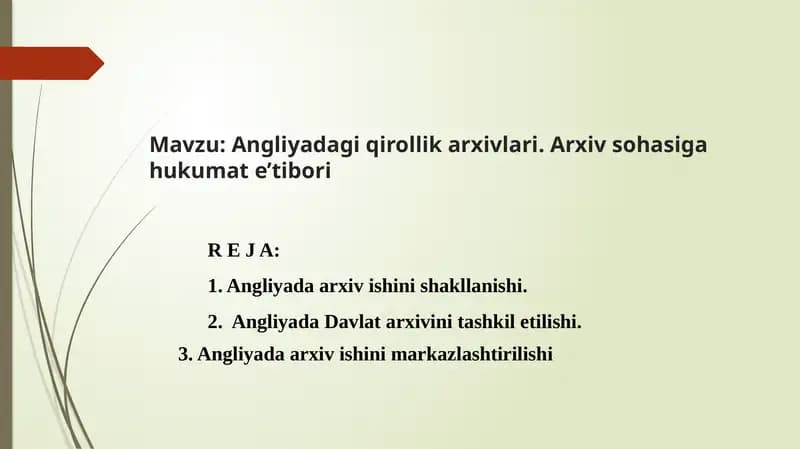 Angliyadagi Qirollik Arxivlari