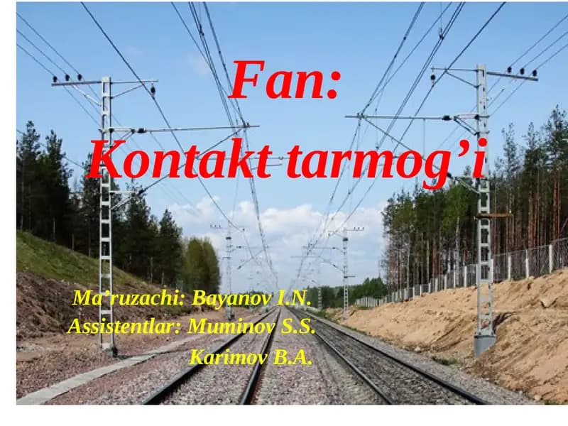 Контакттармоғи