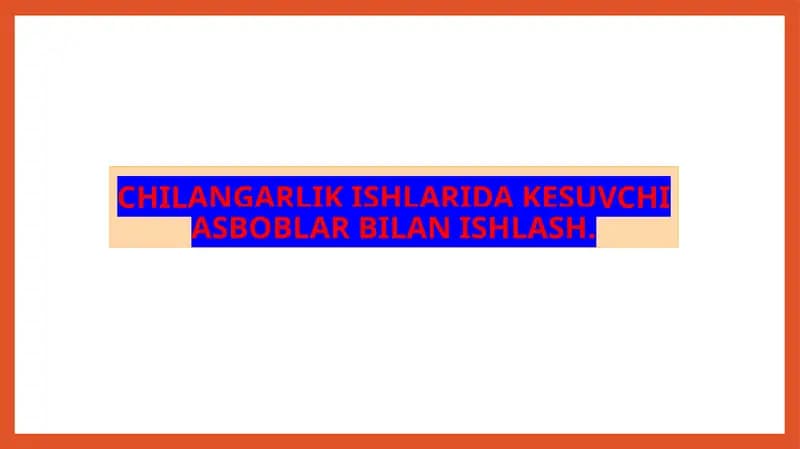 Metall kesuvchi stanoklar