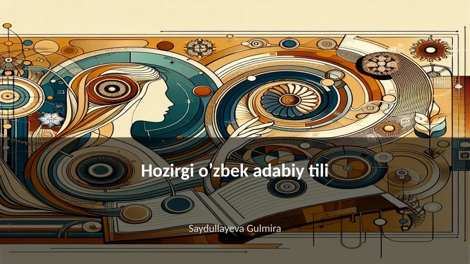 Hozirgi o’zbek adabiy tili