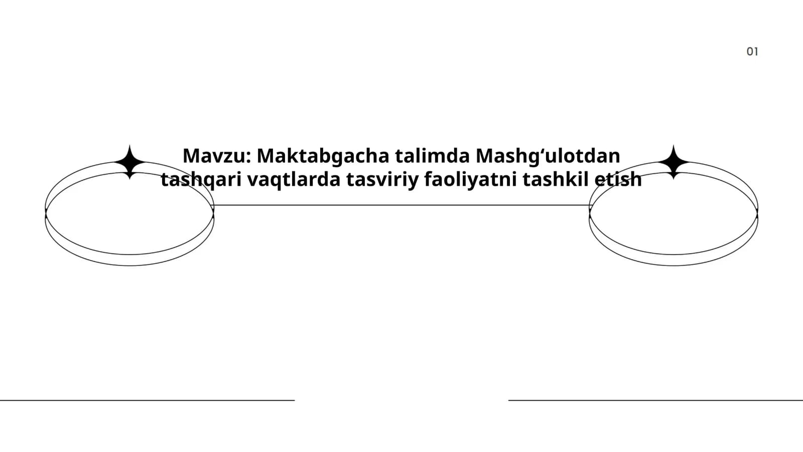 Maktabgacha talimda Mashgʻulotdan tashqari vaqtlarda tasviriy faoliyatni tashkil etish