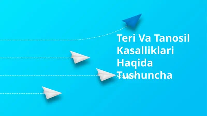 Teri Va Tanosil Kasalliklari Haqida Tushuncha