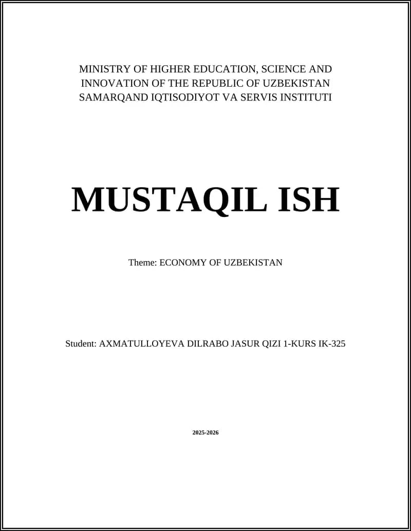 MUSTAQIL ISH
