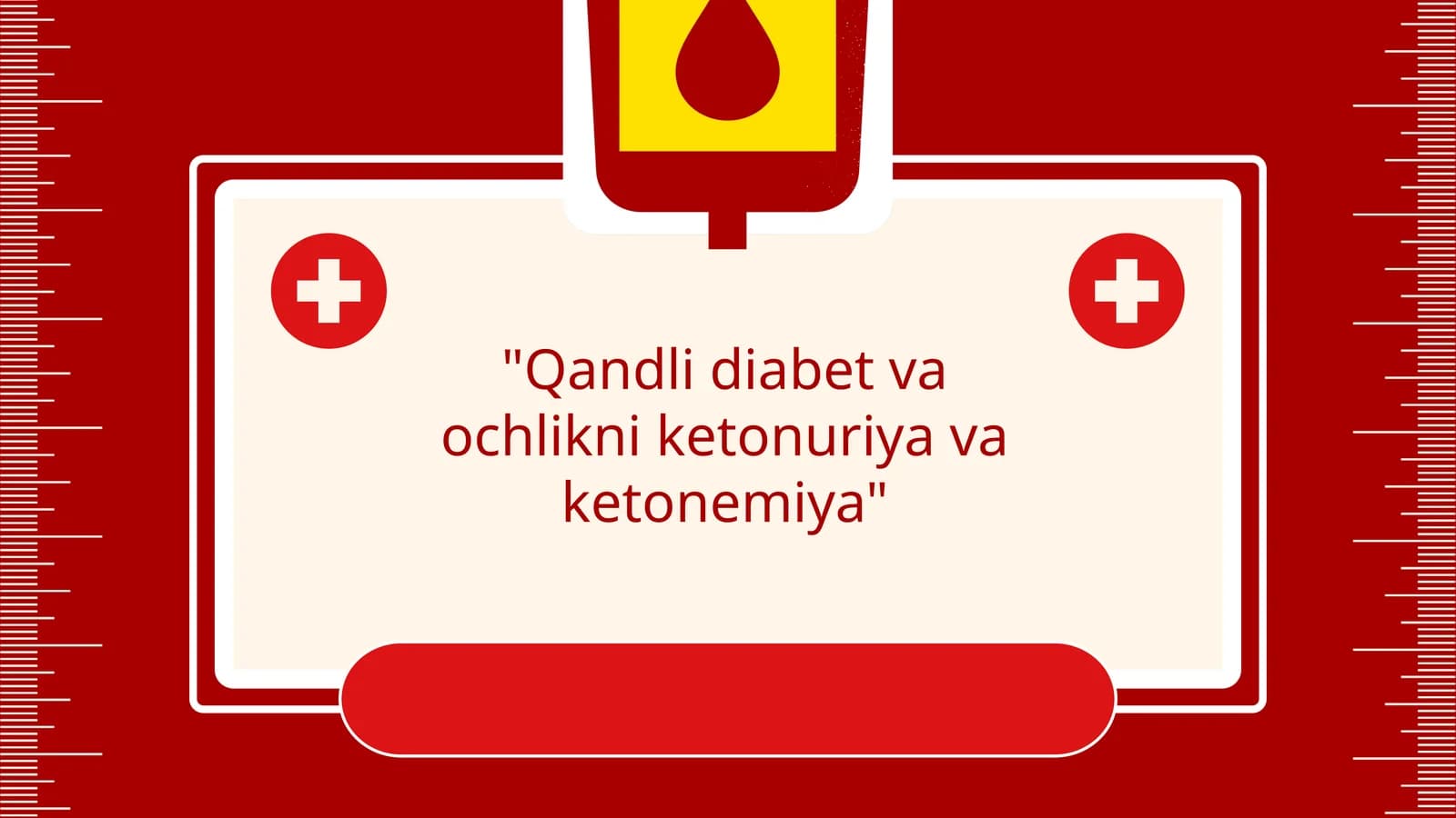 Qandli diabet va ochlikni ketonuriya va ketonemiya