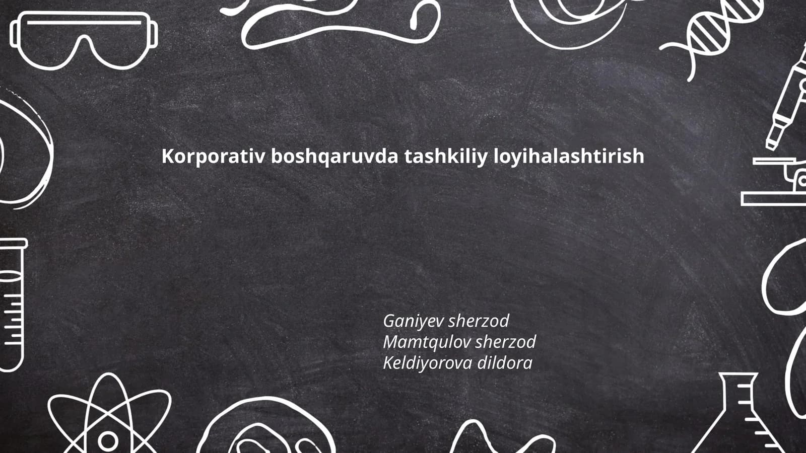 Korporativ Boshqaruvda Tashkiliy Loyihalashtirish
