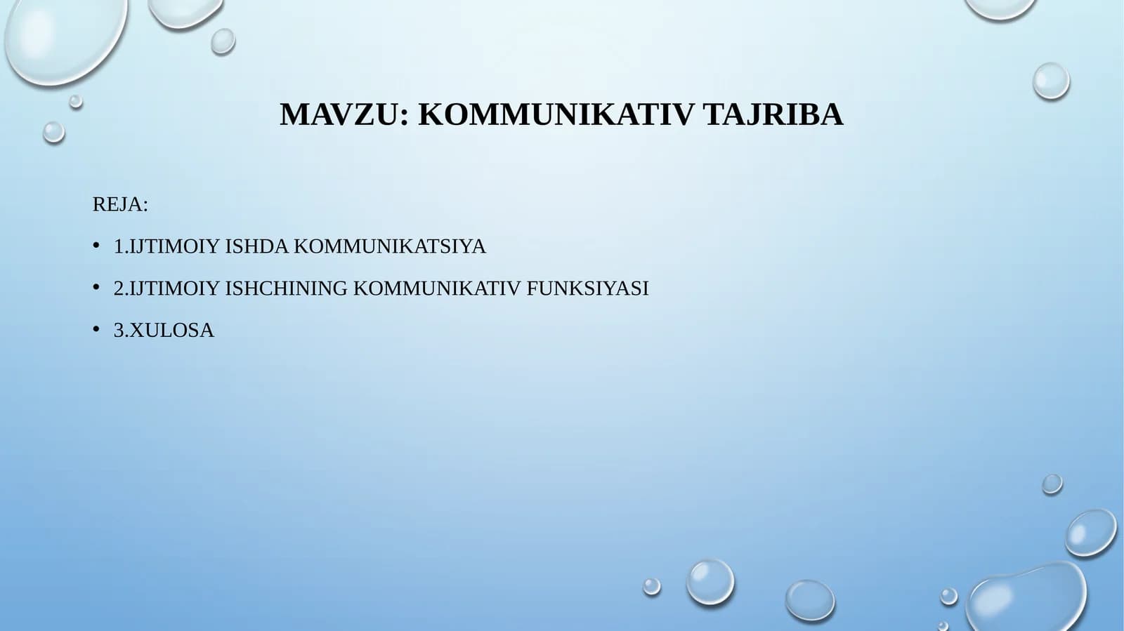 Kommunikativ tajriba