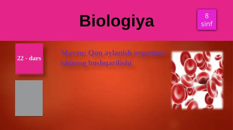 Qonaylanish organlari ishining boshqarilishi