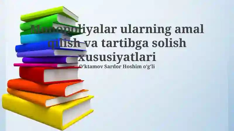 Monopoliyalarning ta'rifi va xususiyatlari