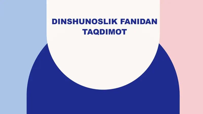 Islomning vujudga kelishi va tarqalishi​