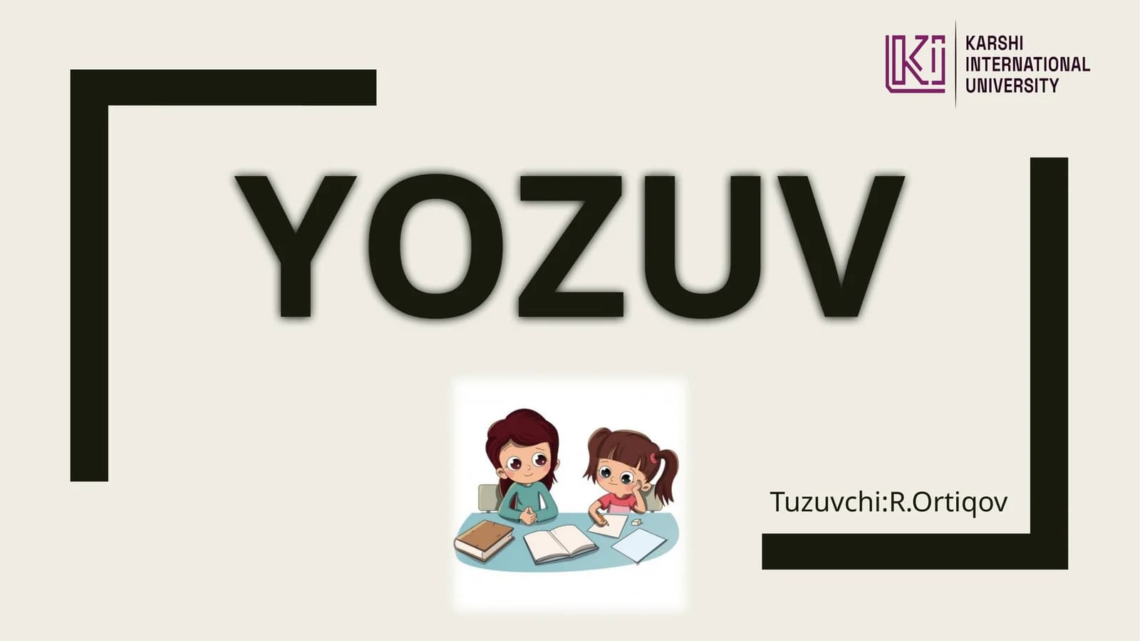 Yozuvnima?