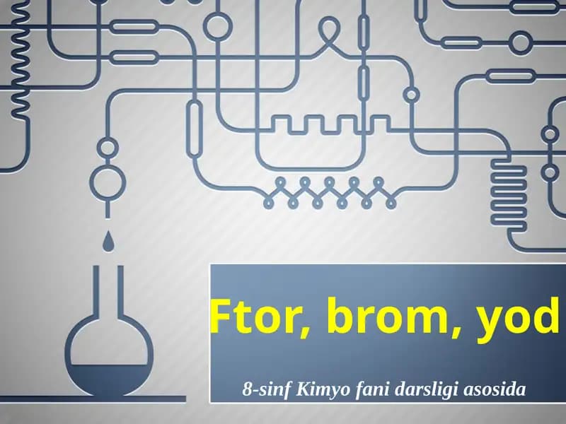 Kimyo fanidarsligi asosida