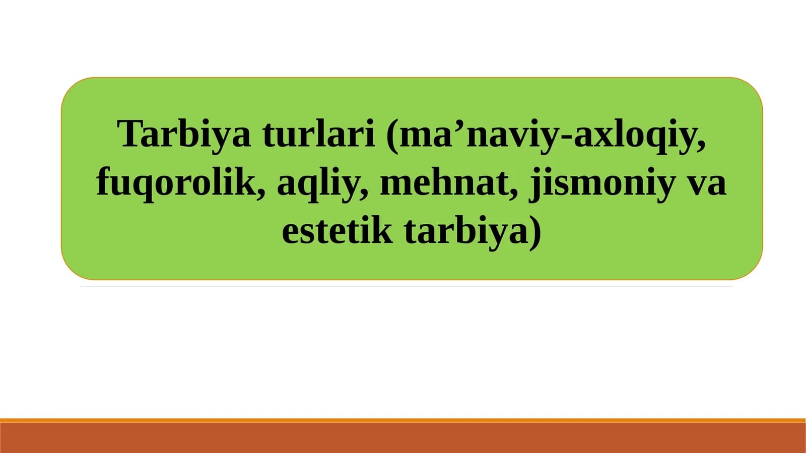 Mehnat tarbiyasi