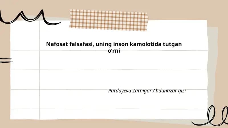 Nafosat falsafasi