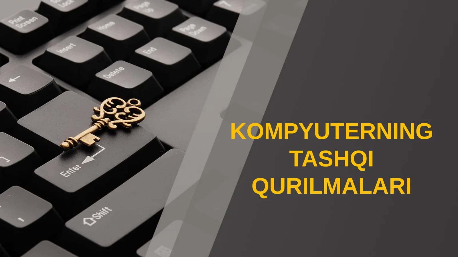 Kompyuterning tashqi qurilmalari