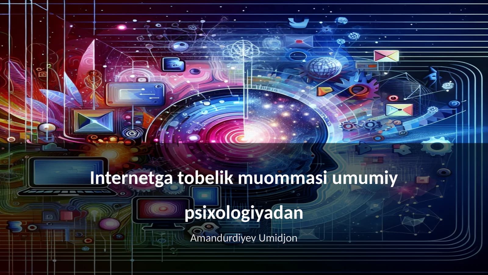 Internetga tobelik muommasi umumiy psixologiyadan