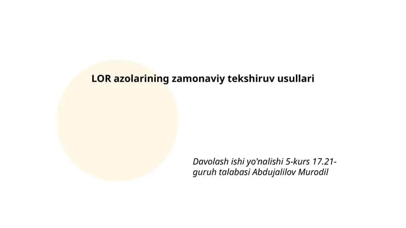 Burun endoskopiyasi