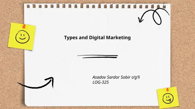 Types and Digital Marketing