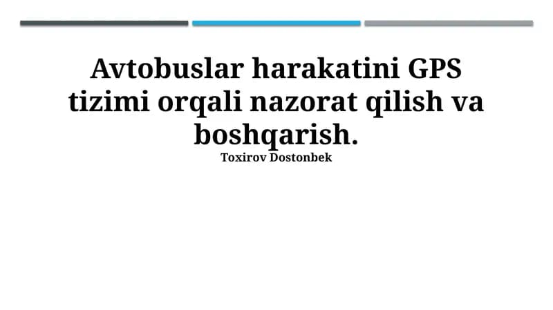 GPS tizimi