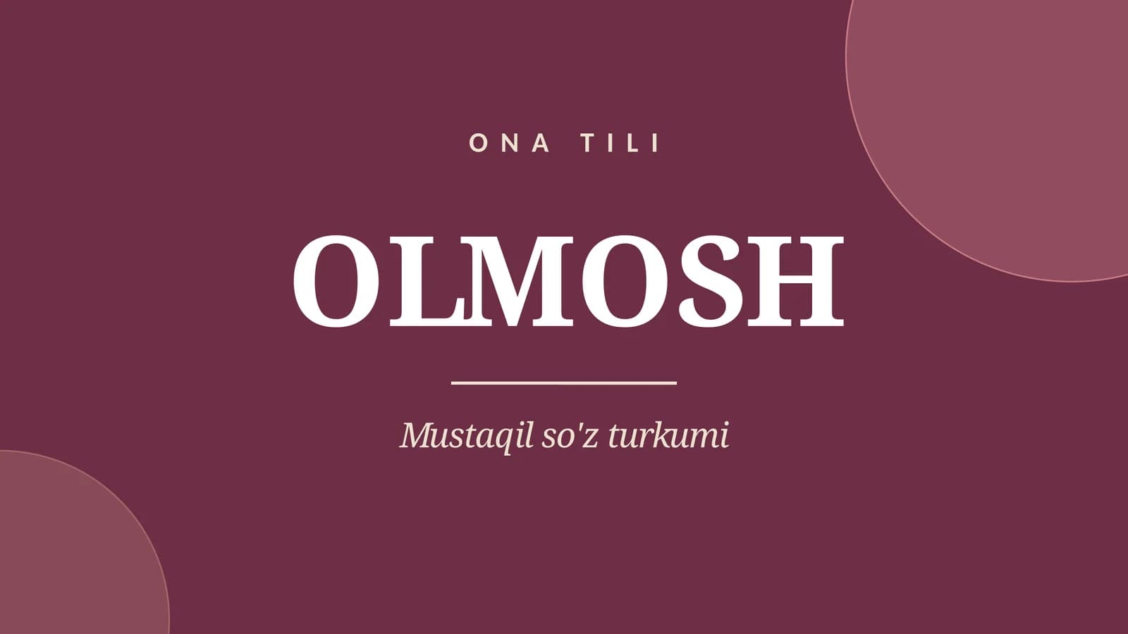 Olmosh