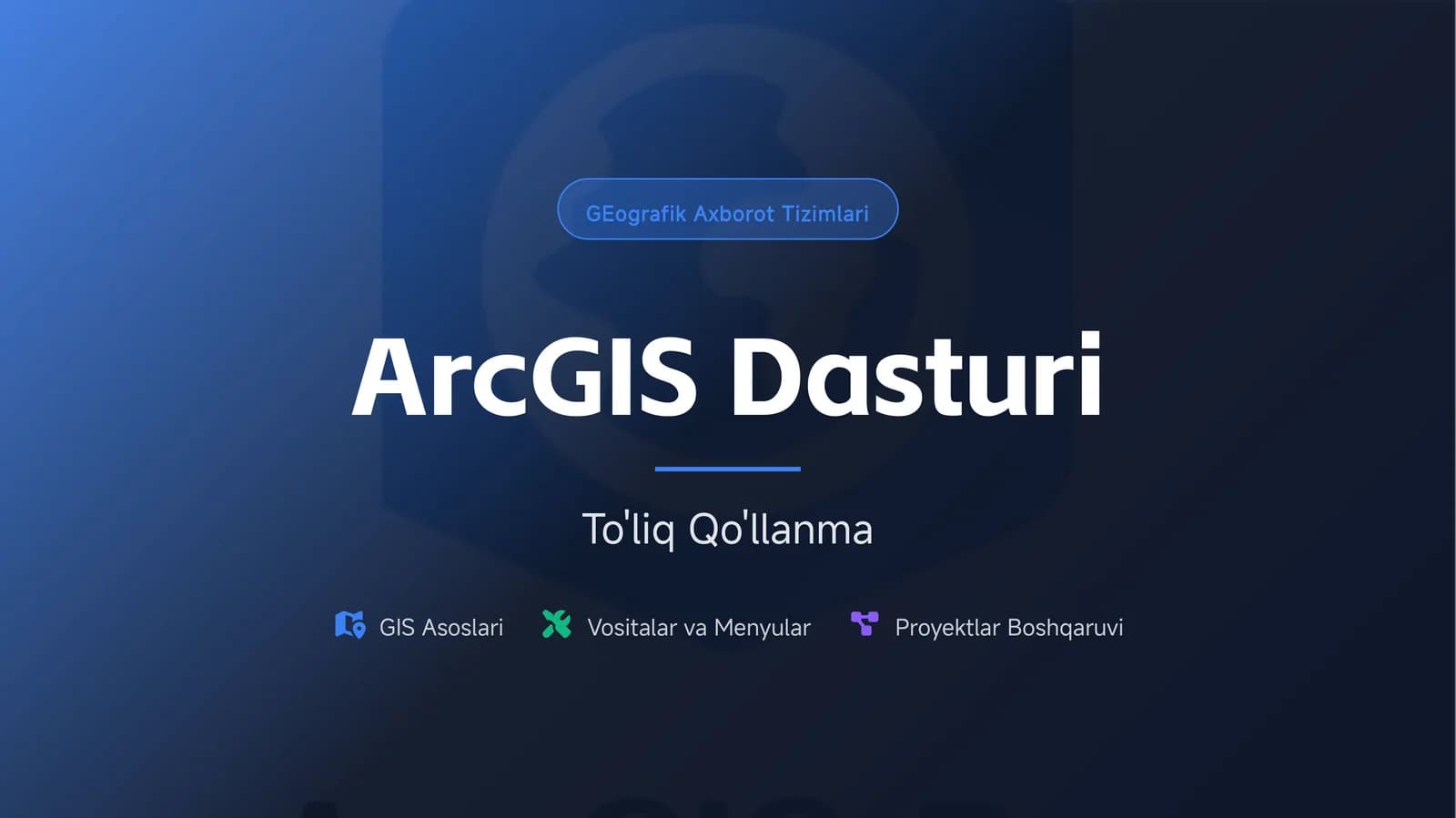 GEografik Axborot Tizimlari
