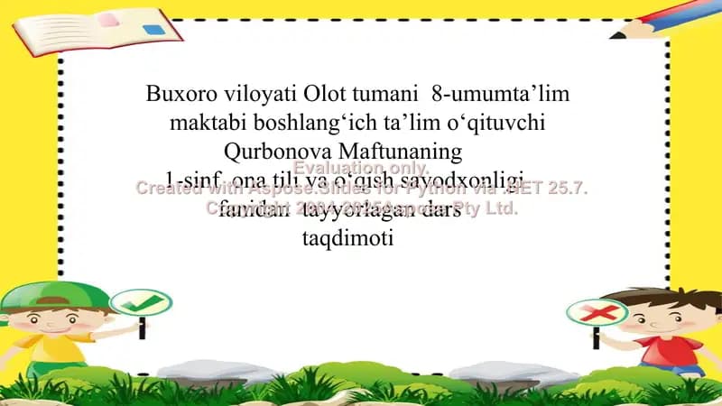 "Bahor" she'ri darsi