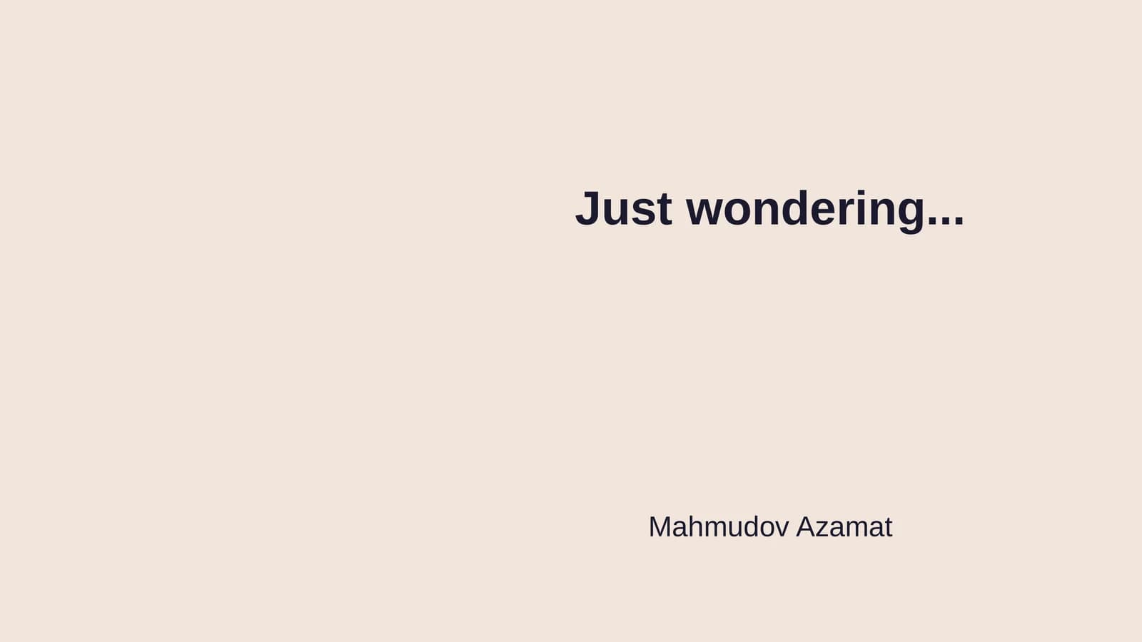 Mahmudov Azamat
