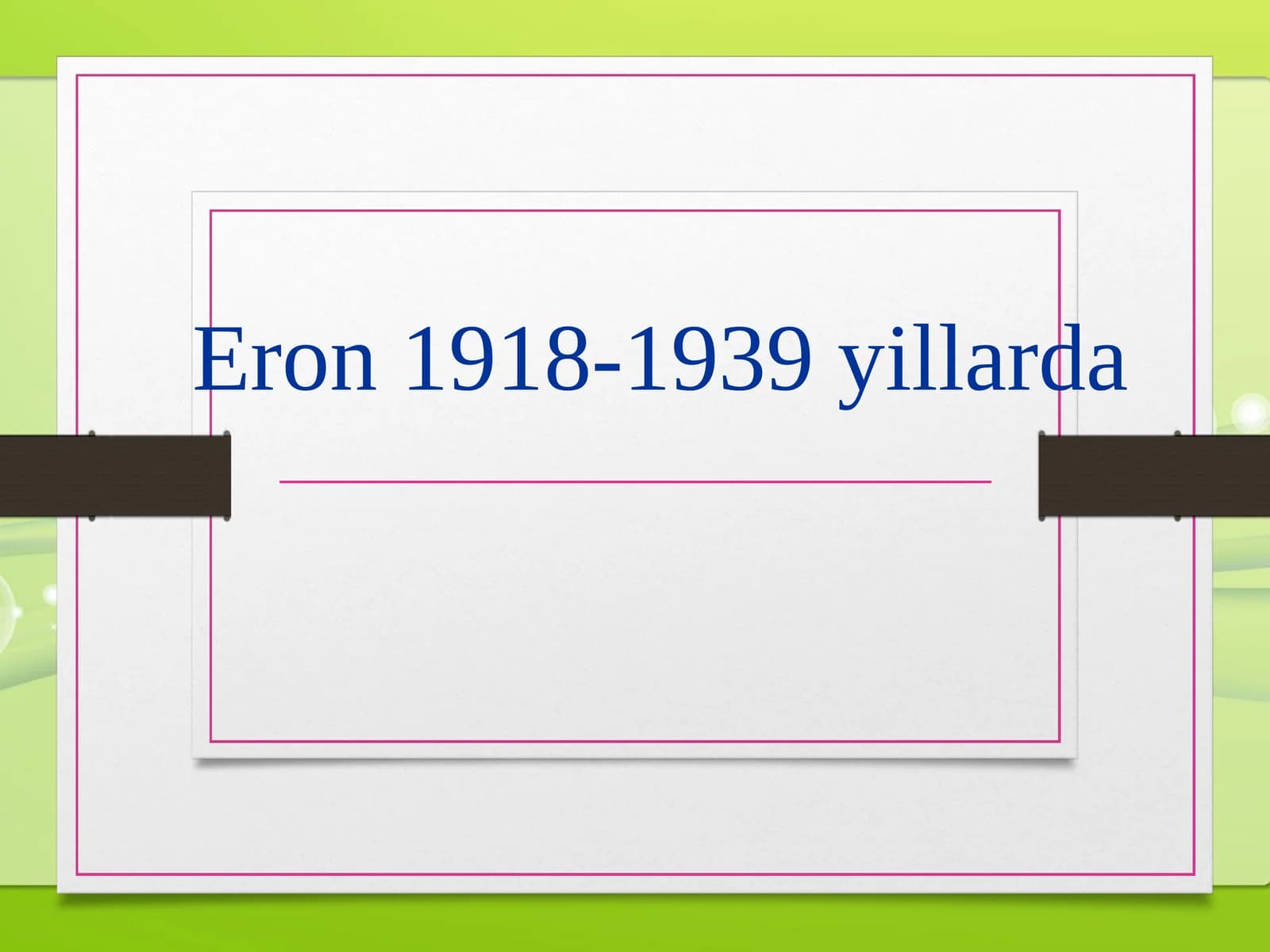 Eronning iqtisodiy va siyosiy ahvoli