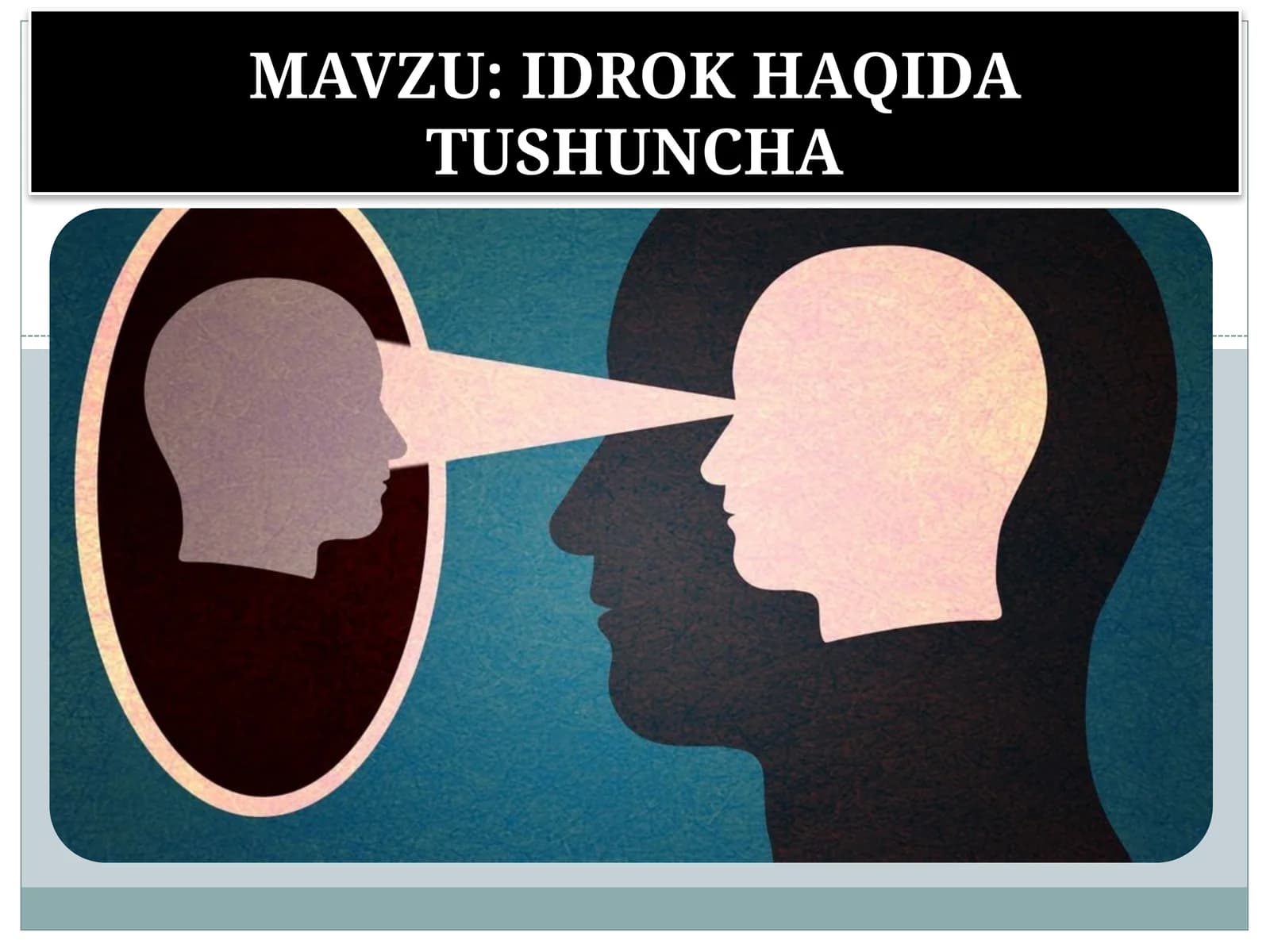 IDROK HAQIDA TUSHUNCHA