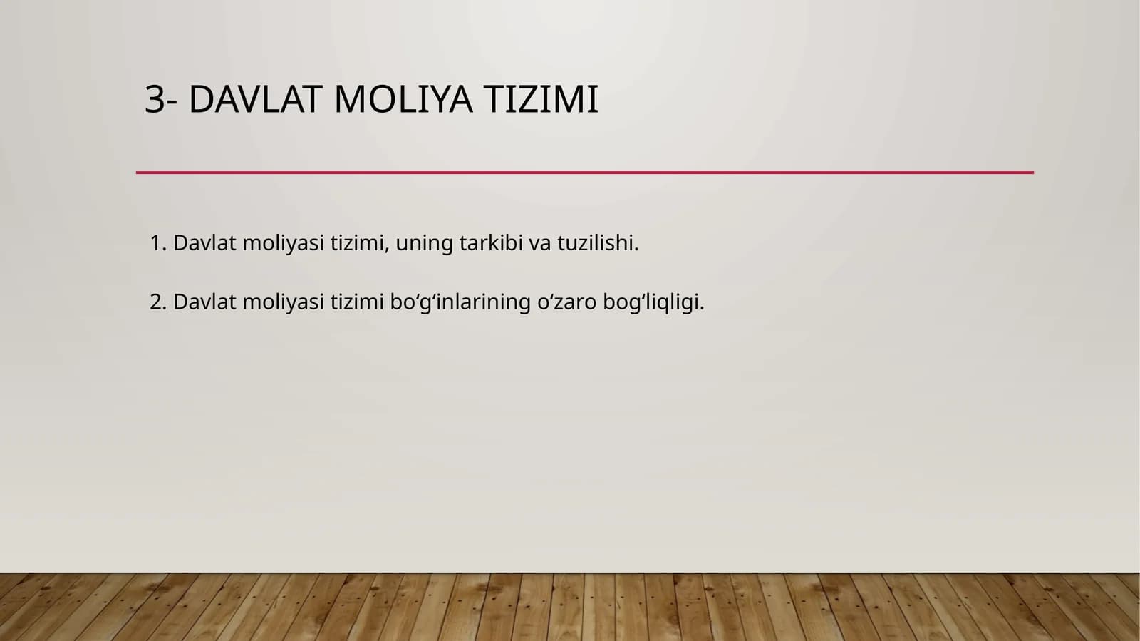 Davlat moliya tizimi