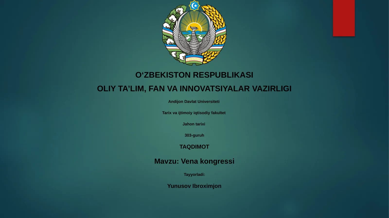 Vena kongressi