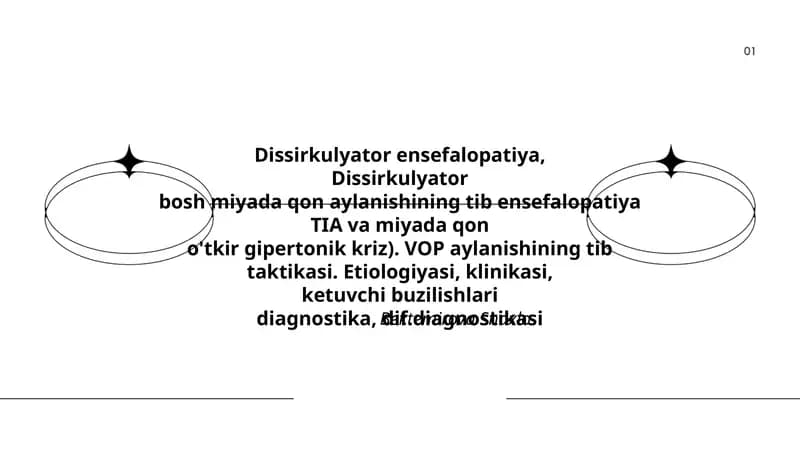 Dissirkulyator ensefalopatiya