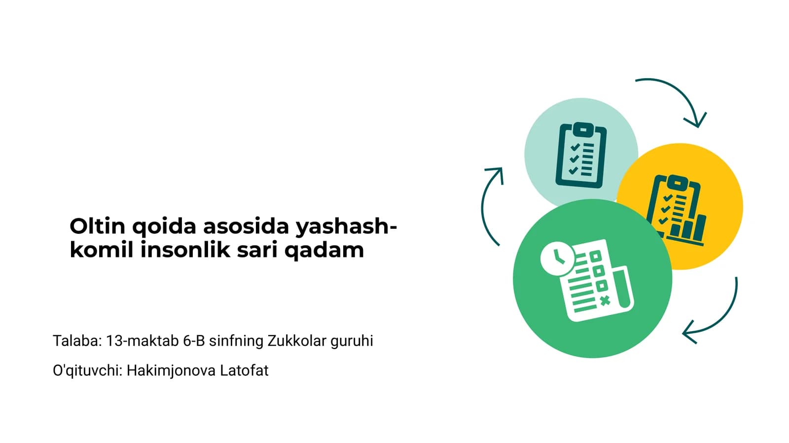 Oltin Qoidaning Asosiy Tamoyillari