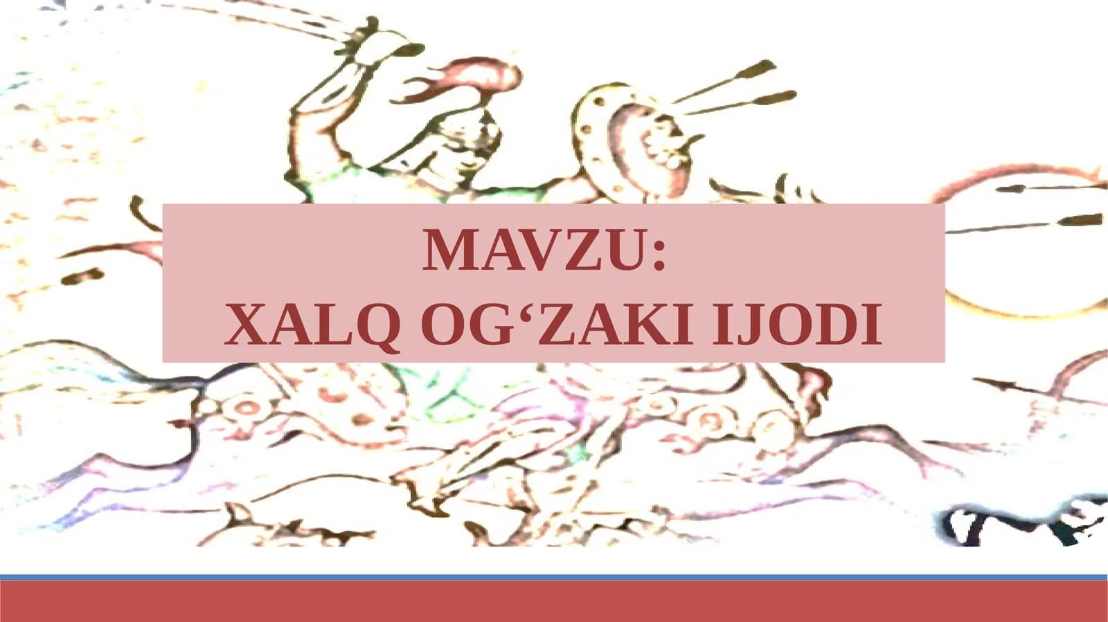 Xalq Og‘zaki Ijodi