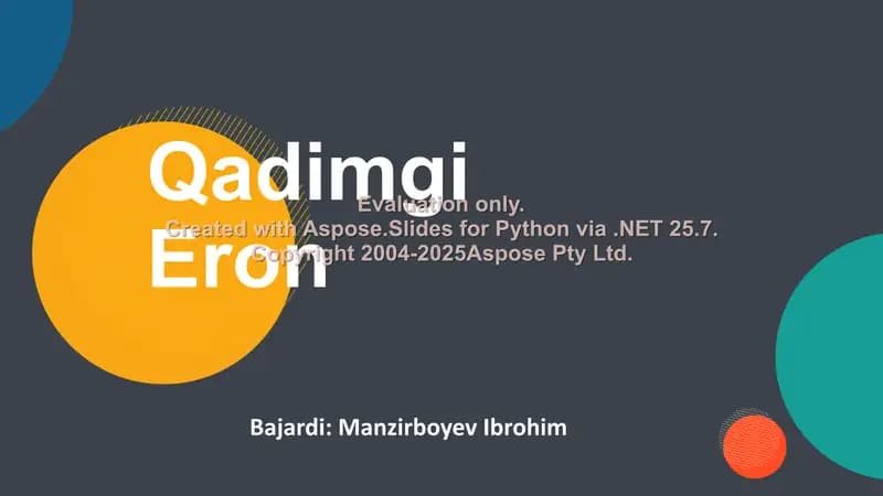 Qadimgi Eron