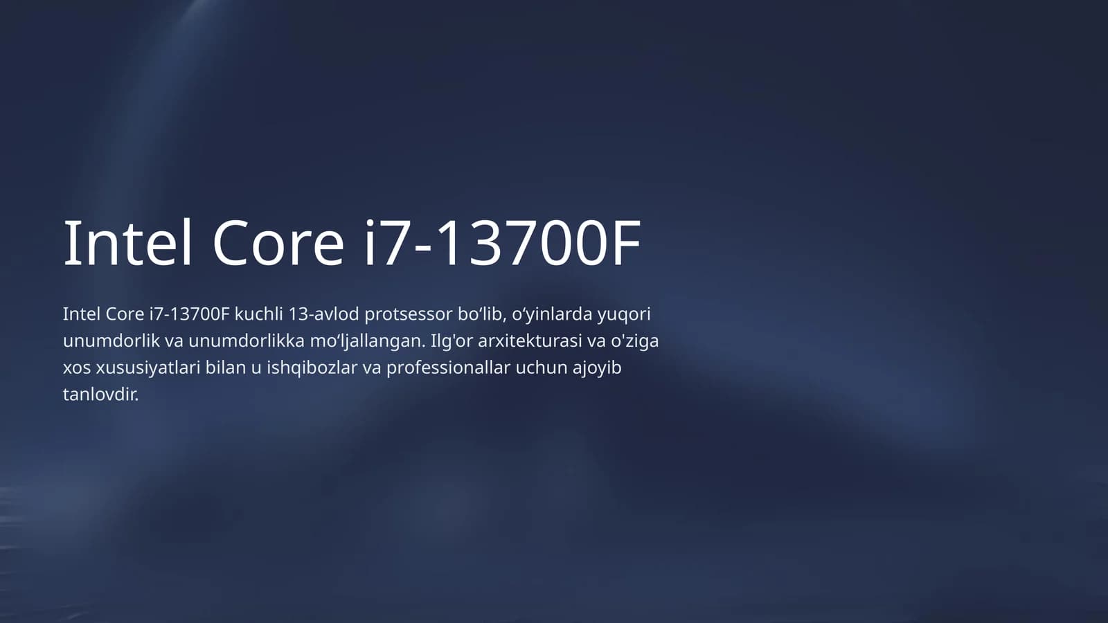 Intel Core i7-13700F