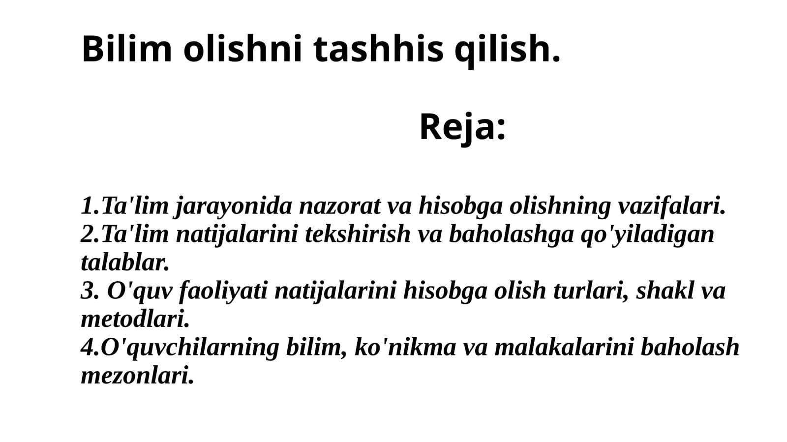Yoshlarni mustaqil bilim olish