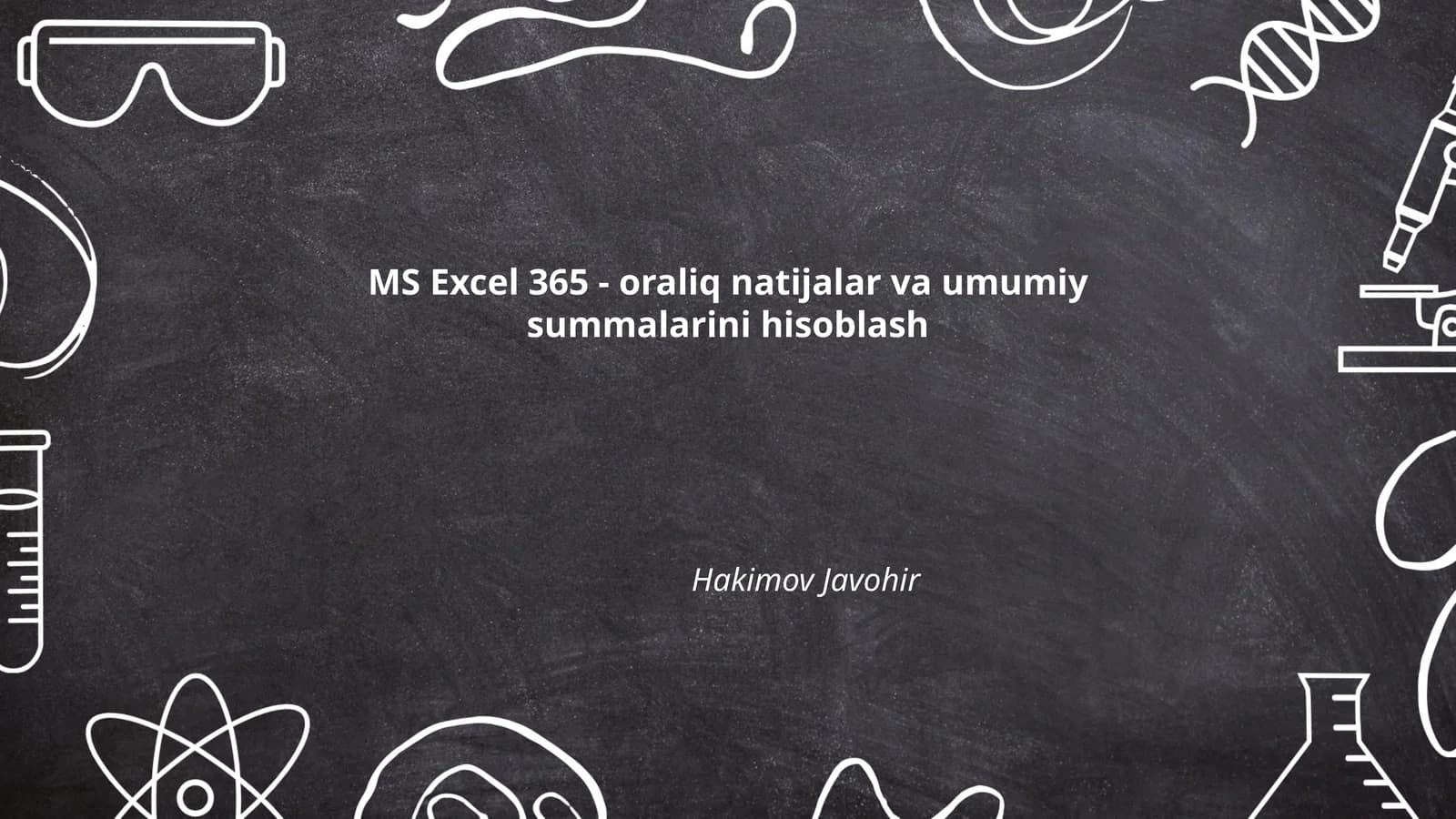 MS Excel 365