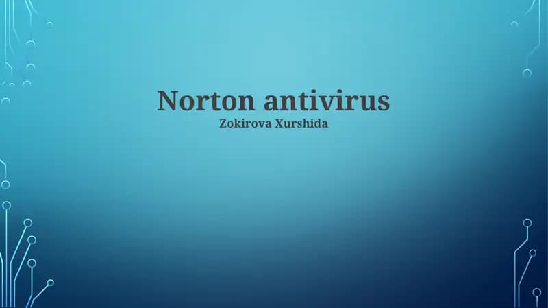 Norton antivirus